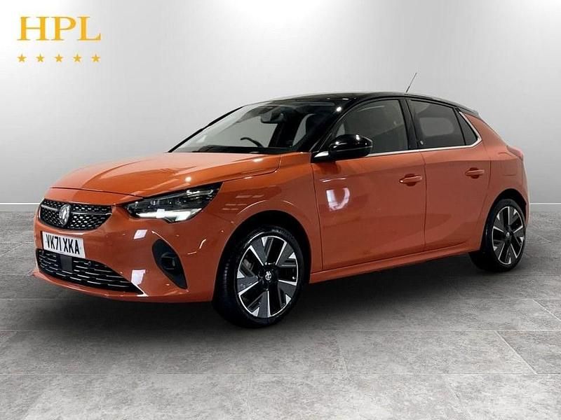 Used Vauxhall Corsa-e Elite 100 kW (136 HP) 2021 Orange Hatchback