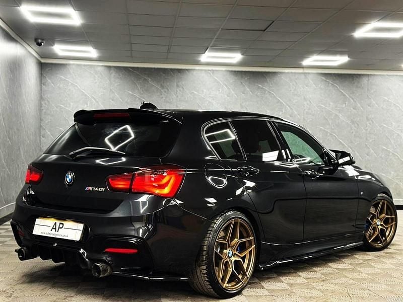 Used BMW M140 M Sport 470 HP (345 kW) 2017 Black Hatchback