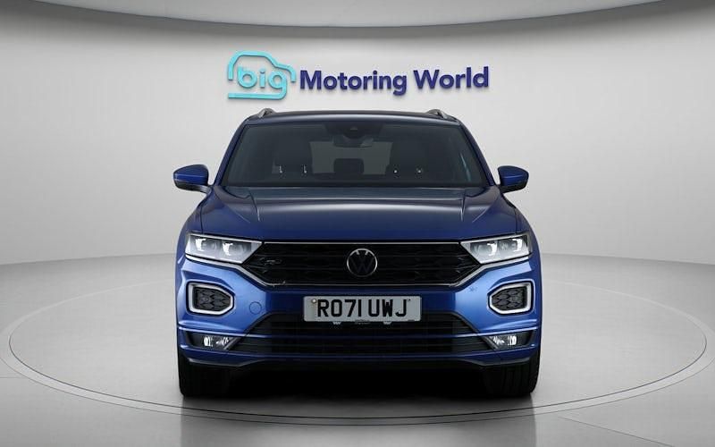 Usado VW T-Roc R-line 150 HP (110 kW) 2021 Azul SUV