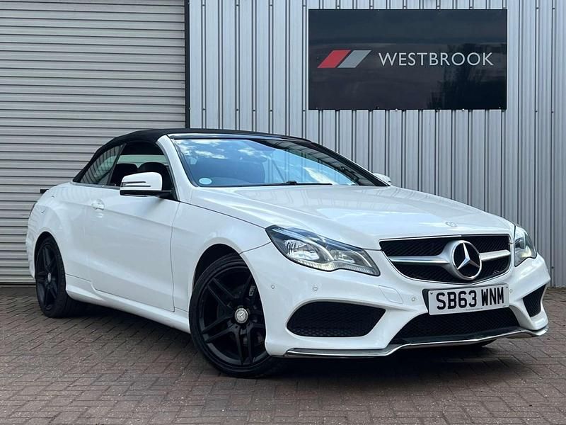 Used Mercedes E220 AMG 170 HP (125 kW) 2014 White Cabriolet