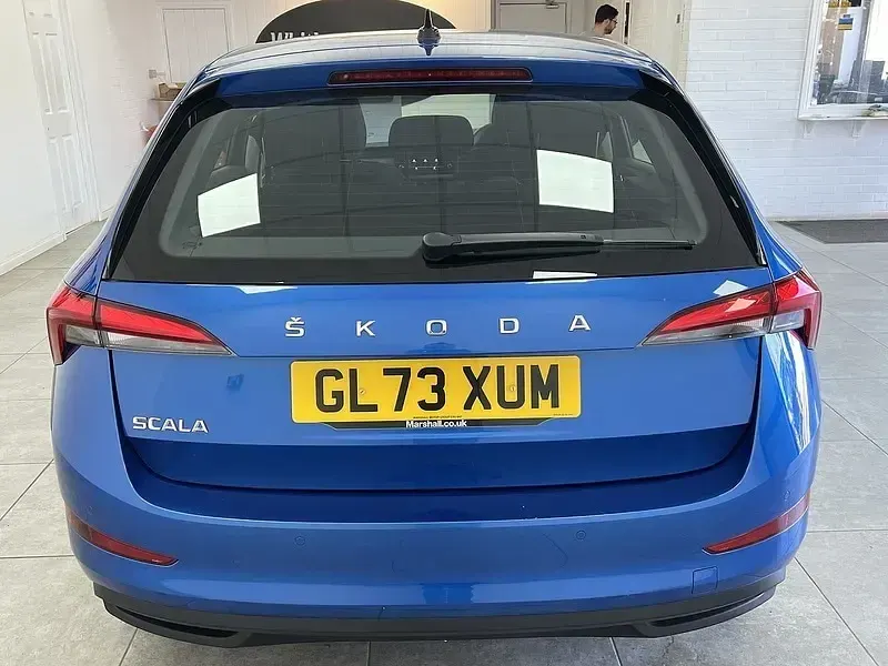 Used Skoda Scala SE 115 HP (84 kW) 2024 Blue Hatchback