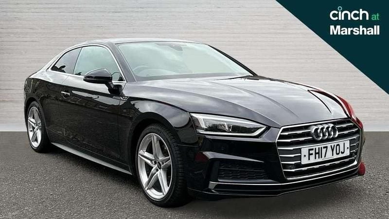 Black Used 2017 Audi A5 S-Line Coupe | £16,826 (Fair price) - Image 1/4