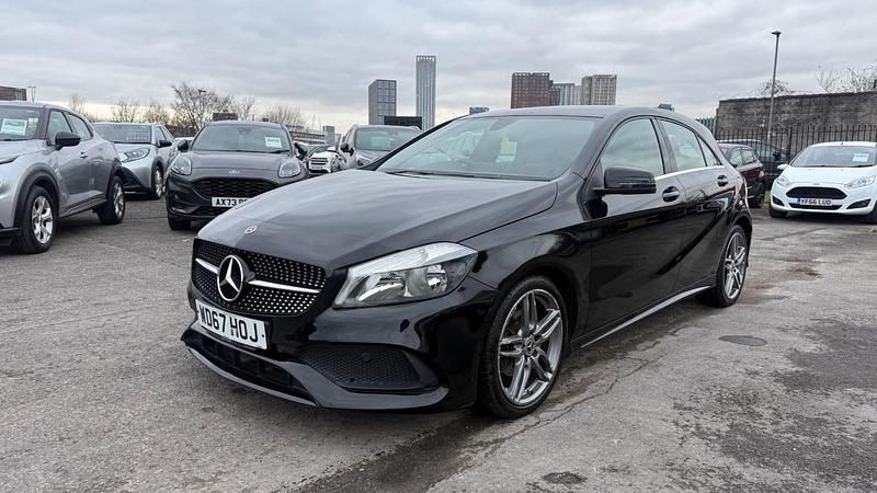 Used Mercedes A180 AMG line 2018 Black Hatchback