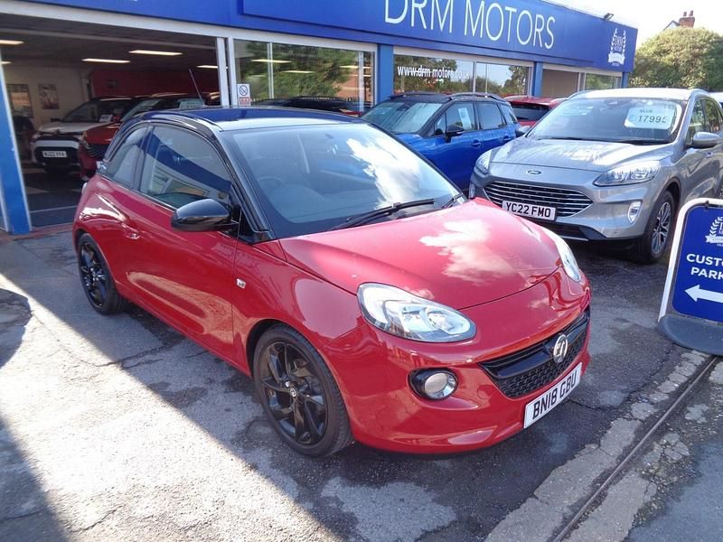 Used Vauxhall Adam 70 HP (51 kW) 2018 Red Hatchback