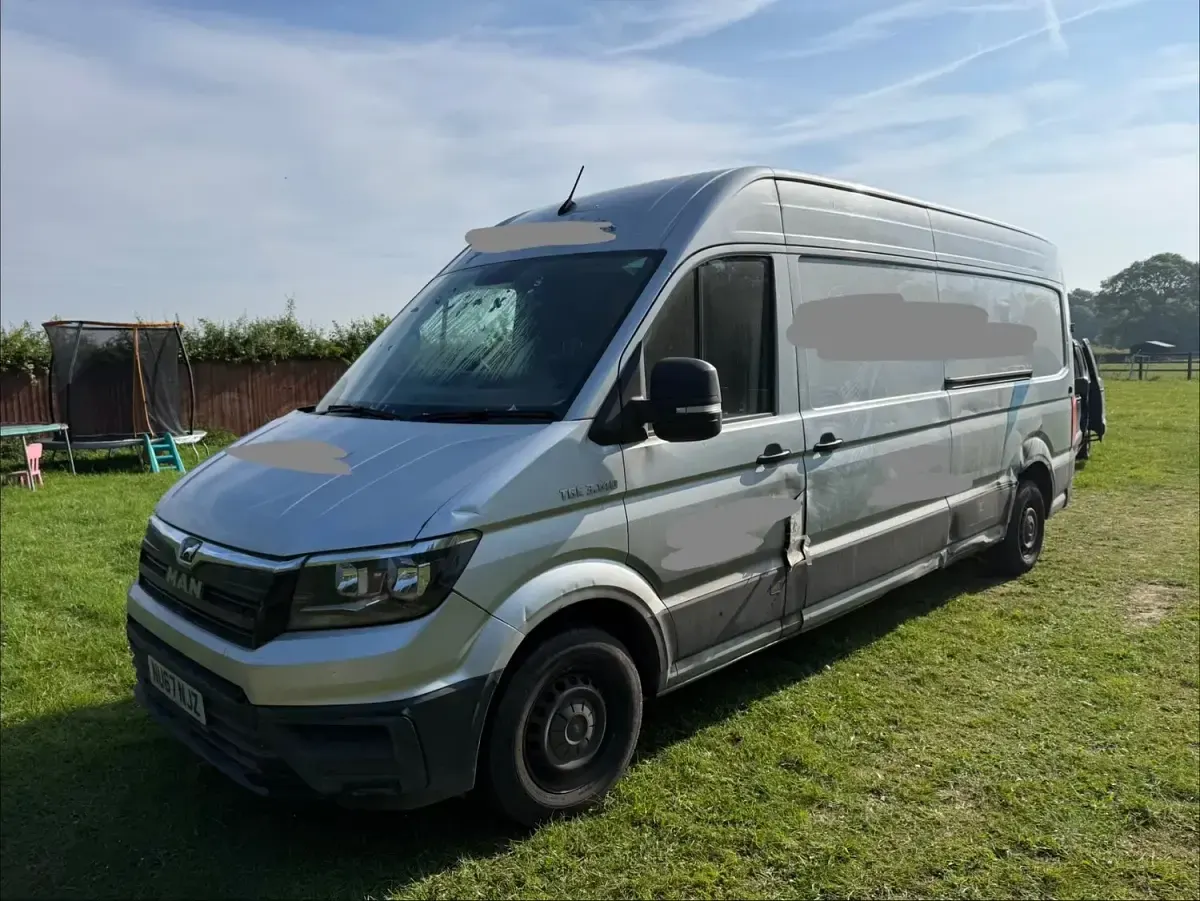 Used MAN TGE 2017 Silver Van