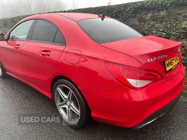 Used Mercedes CLA220 177 HP (130 kW) 2018 Red Sedan