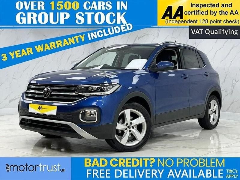 Blue Used 2021 VW T-Cross SEL SUV | £16,000 (Good price) - Image 1/2