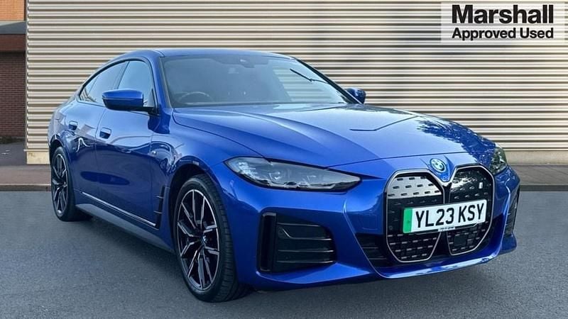 Blue Used 2023 BMW i4 M Sport Sedan | £31,638 (Good price) - Image 1/4
