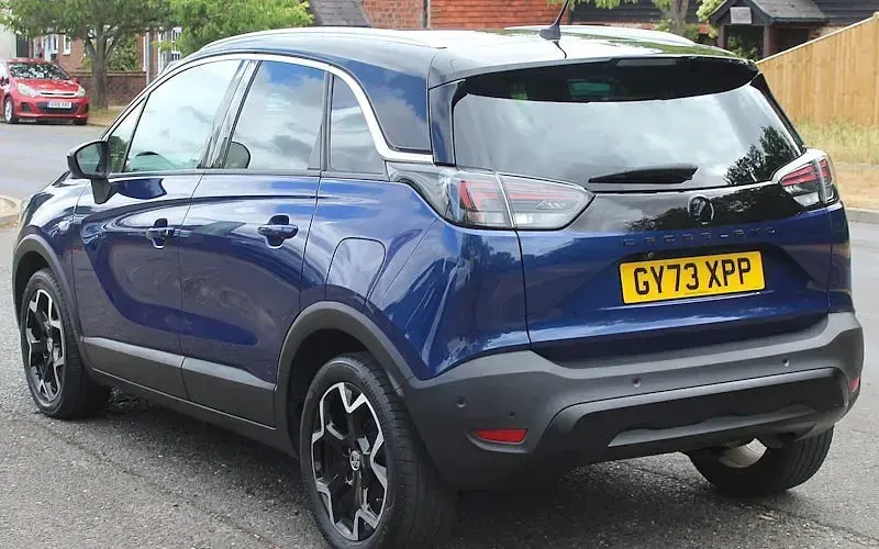 Used Vauxhall Crossland Ultimate 110 HP (80 kW) 2023 Blue SUV