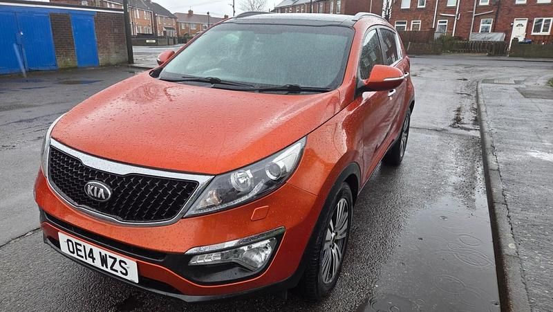 Used Kia Sportage 115 HP (84 kW) 2014 Orange SUV