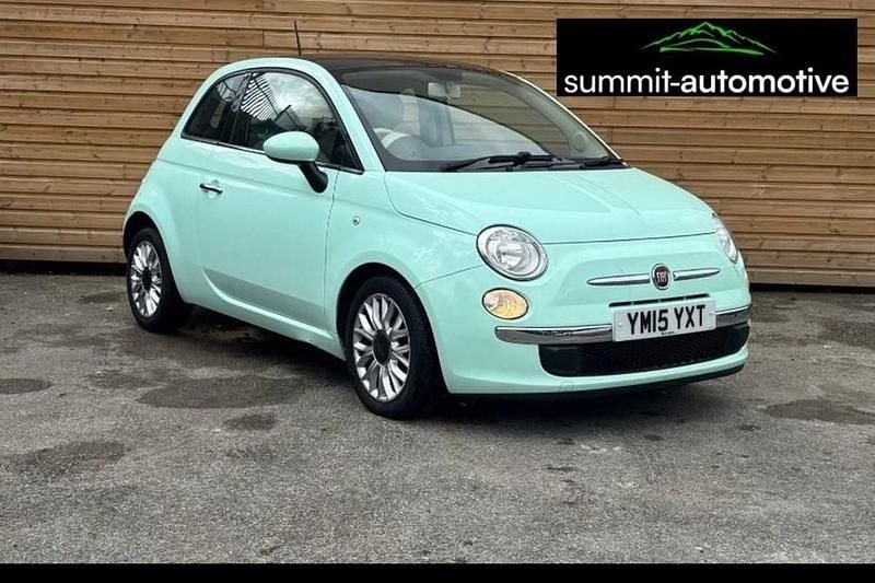 Green Used 2015 Fiat 500 Lounge Hatchback | £4,290 (Good price) - Image 1/1