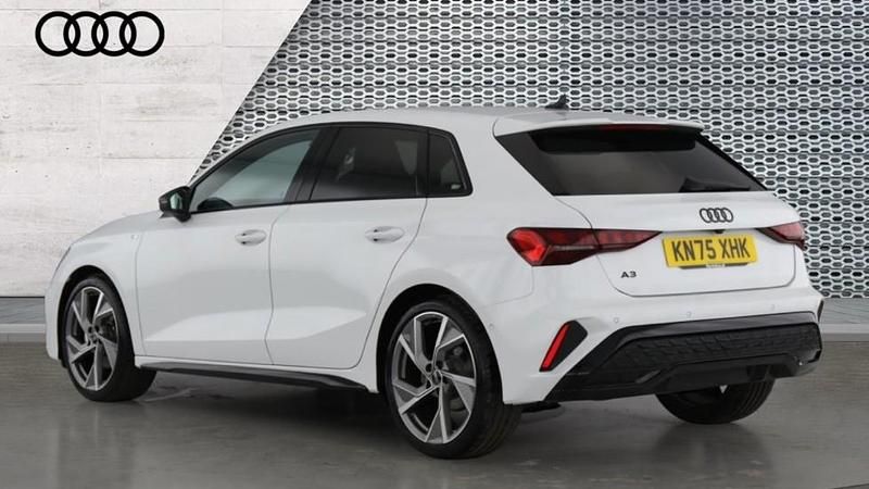 Used Audi A3 Black Edition 150 HP (110 kW) 2025 White