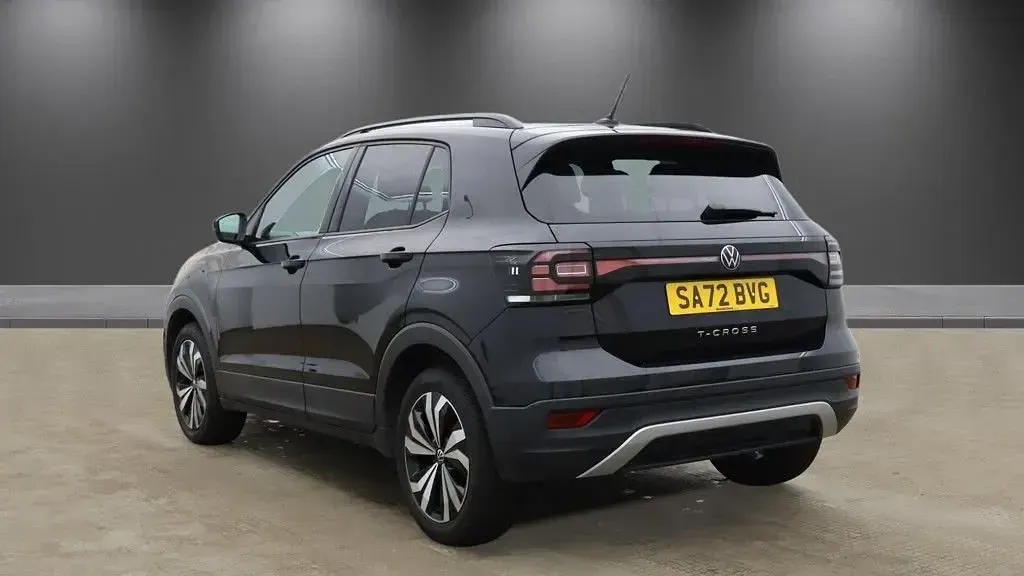 Used VW T-Cross Black Edition 95 HP (69 kW) 2022 Black SUV