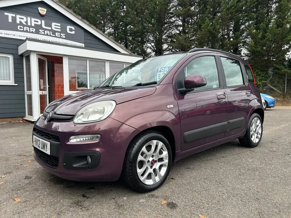Used Fiat Panda Lounge 69 HP (50 kW) 2012 Purple Hatchback