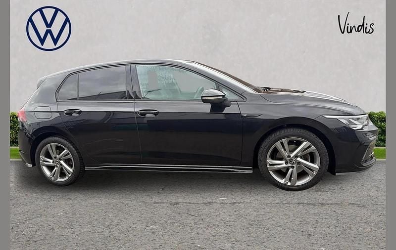 Used VW Golf VIII R-line 150 HP (110 kW) 2022 Black Hatchback