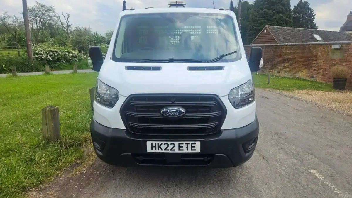 Second-hand Ford Transit S 130 CP (95 kW) 2022 Alb Cabrio