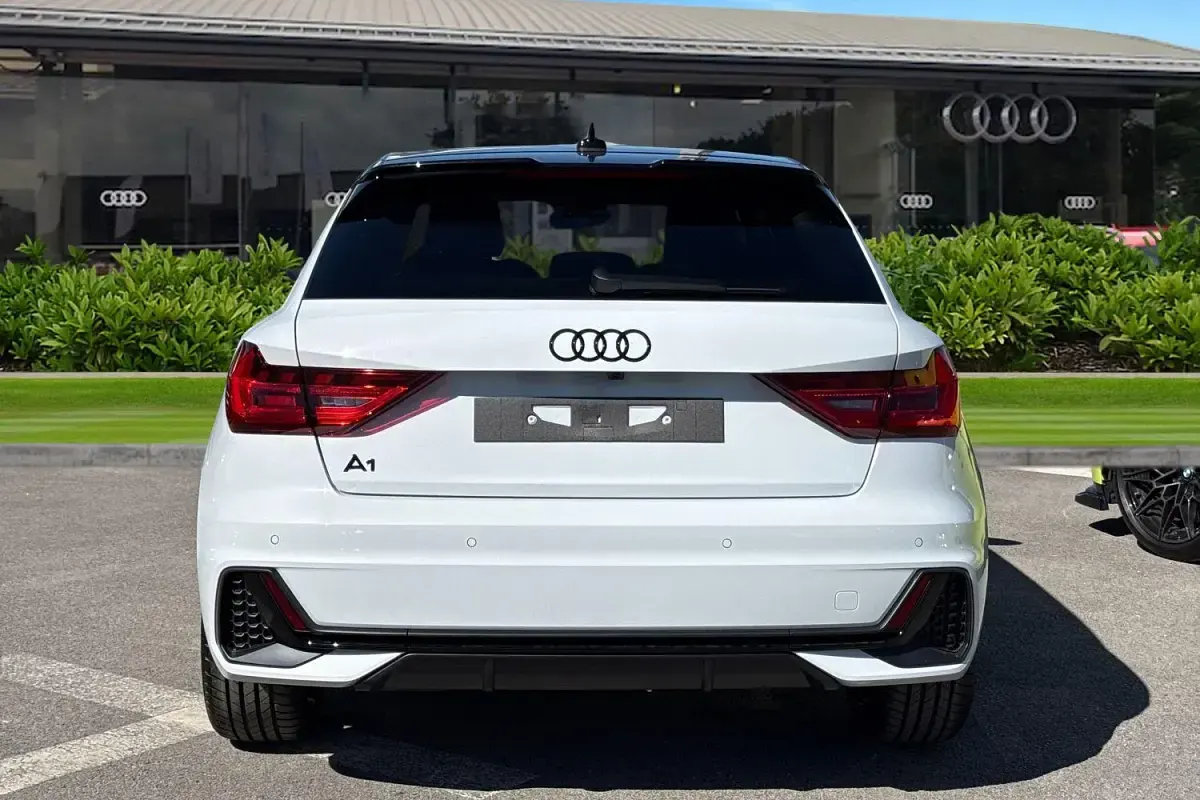 New Audi A1 Sportback Black Edition 2026 White Hatchback