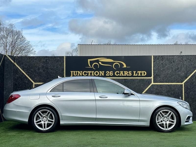 Usado Mercedes S350L AMG line 2016 Plateado Berlina