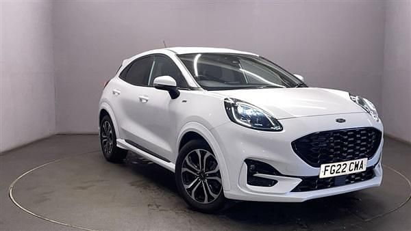 White Used 2022 Ford Puma ST-Line SUV | £14,999 (Fair price) - Image 1/4