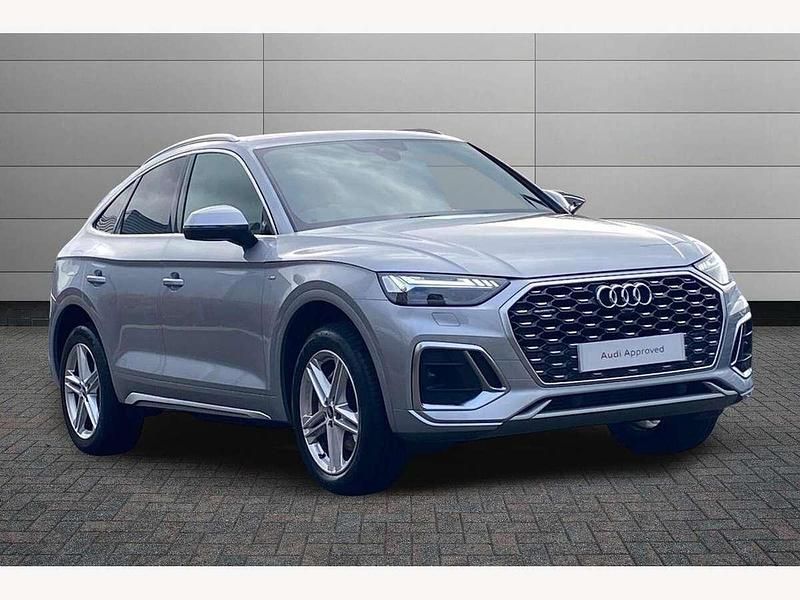 Silver Used 2021 Audi Q5 Sportback S-Line SUV | £28,750 (Good price) - Image 1/4