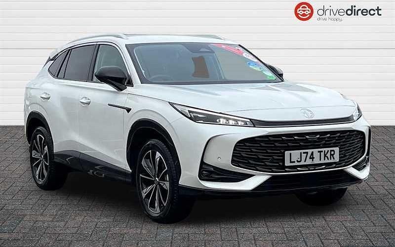 Solid white pearl Used 2024 MG HS Trophy SUV | £19,851 (Expensive) - Image 1/4