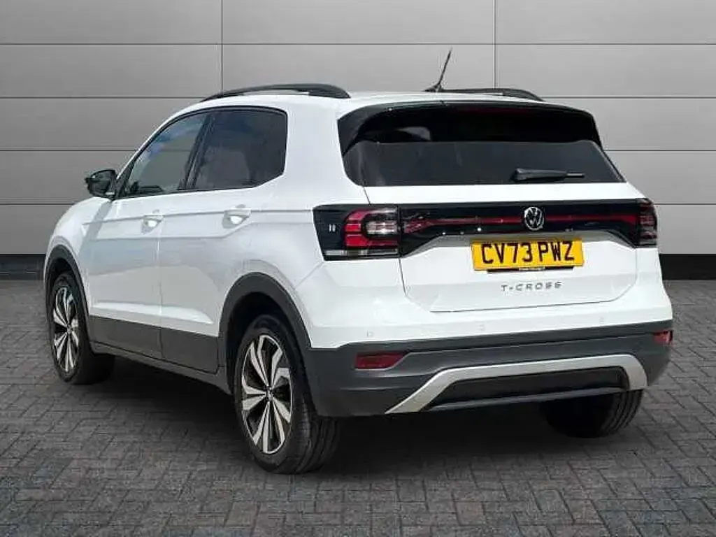 Used VW T-Cross Black Edition 110 HP (80 kW) 2023 White SUV