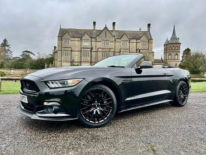 Used Ford Mustang GT Convertible 416 HP (305 kW) 2016 Black Cabriolet