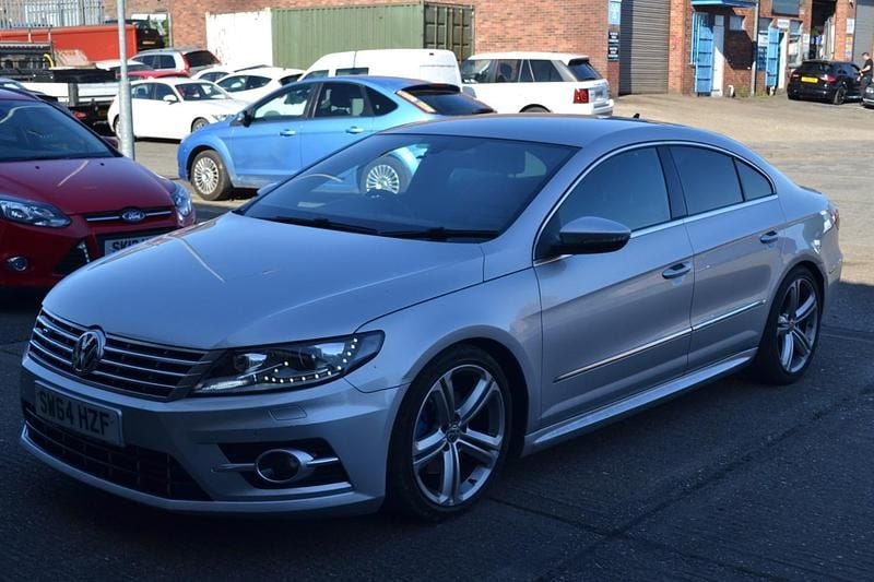 Begagnad VW CC R-line 2014 Silver Sedan