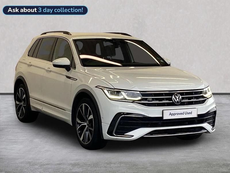 White Used 2023 VW Tiguan R-line SUV | £27,990 (Fair price) - Image 1/4