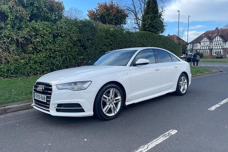 Used Audi A6 S-Line 190 HP (139 kW) 2016 White Sedan