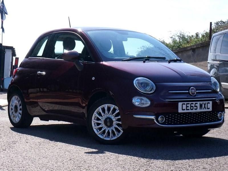 Used Fiat 500 Lounge 69 HP (50 kW) 2015 Red Hatchback