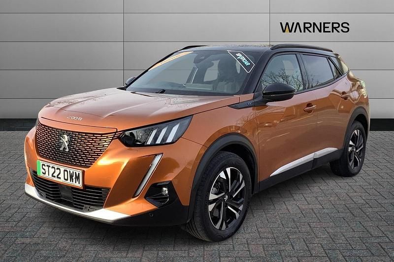 Used Peugeot e-2008 GT 98 kW (134 HP) 2022 Orange SUV
