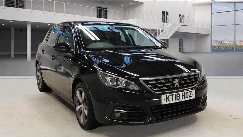Black Used 2018 Peugeot 308 Allure Hatchback | £5,595 (Fair price) - Image 1/3