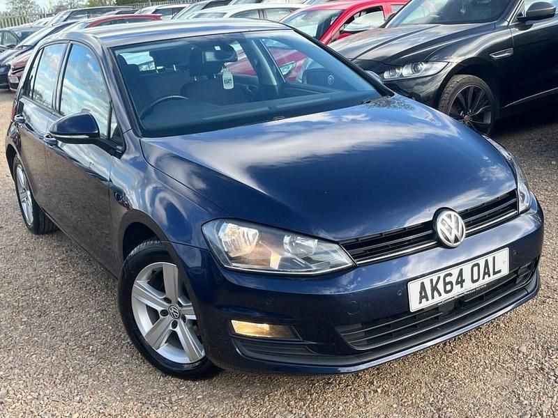 Used VW Golf VII Match 105 HP (77 kW) 2014 Blue Hatchback