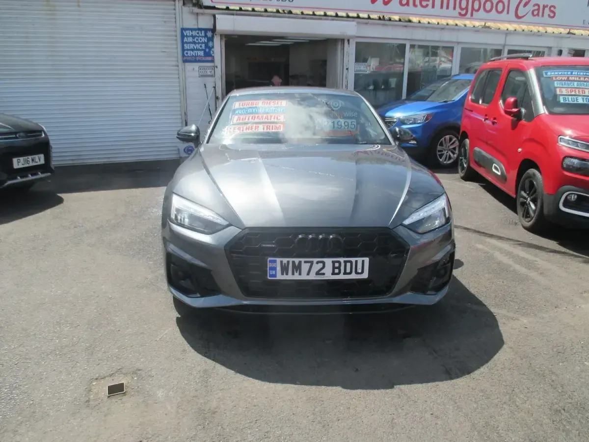 Used Audi A5 Black Edition 201 HP (147 kW) 2022 Grey Coupe