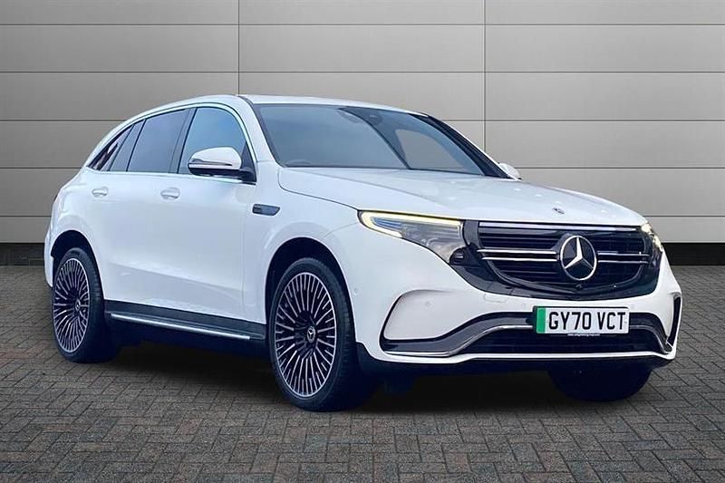 White Used 2020 Mercedes EQC400 AMG Line Premium Plus SUV | £27,550 (A bit pricey) - Image 1/4