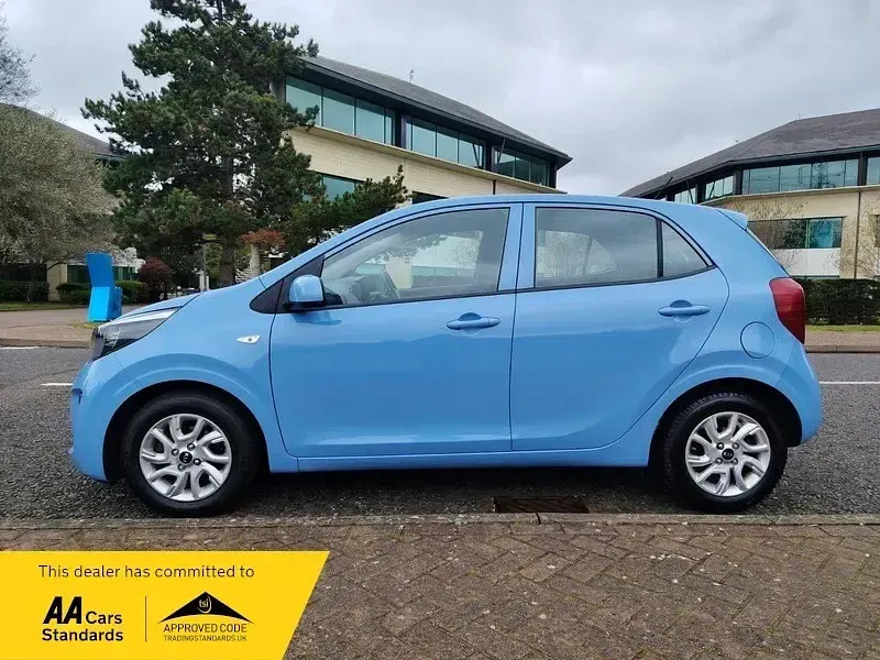 Second-hand Kia Picanto 66 CP (48 kW) 2018 Albastru Hatchback
