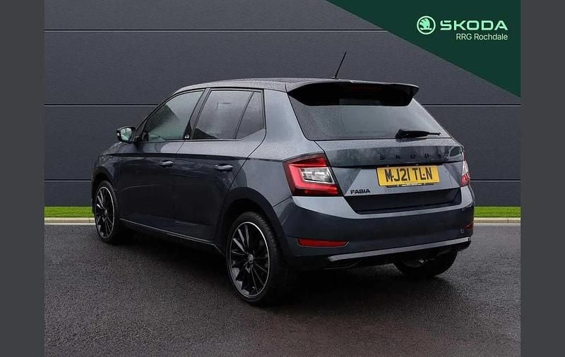 Used Skoda Fabia Monte Carlo 94 HP (69 kW) 2021 Quartz grey metallic black magic pearl effect Hatchback