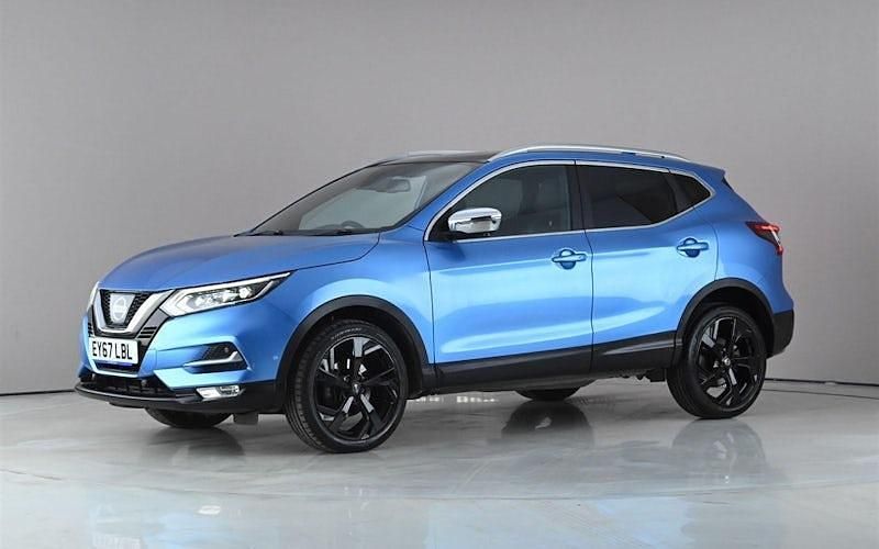 Used Nissan Qashqai Tekna+ 131 HP (96 kW) 2017 Blue SUV