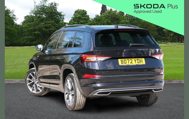 Used Skoda Kodiaq SportLine 150 HP (110 kW) 2023 Black SUV
