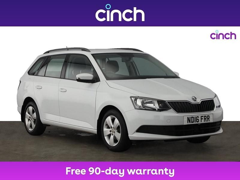 White Used 2016 Skoda Fabia SE Estate | £7,599 (Fair price) - Image 1/3