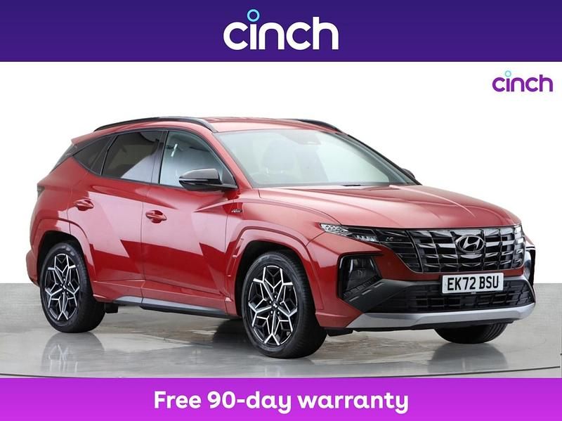 Red Used 2022 Hyundai Tucson N Line SUV | £19,399 (A bit pricey) - Image 1/3