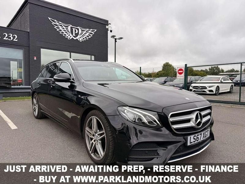 Black Used 2017 Mercedes E220 AMG line Estate | £13,495 (Fair price) - Image 1/4