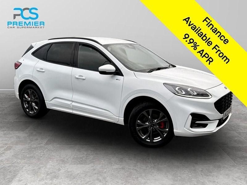 Frozen white (premium paint) Used 2022 Ford Kuga ST-Line SUV | £12,795 (Fair price) - Image 1/3