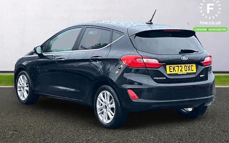Used Ford Fiesta Titanium 125 HP (91 kW) 2021 Black Hatchback
