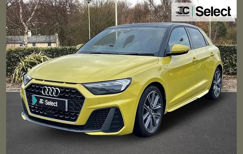 Used Audi A1 S-Line 113 HP (83 kW) 2019 Yellow Hatchback