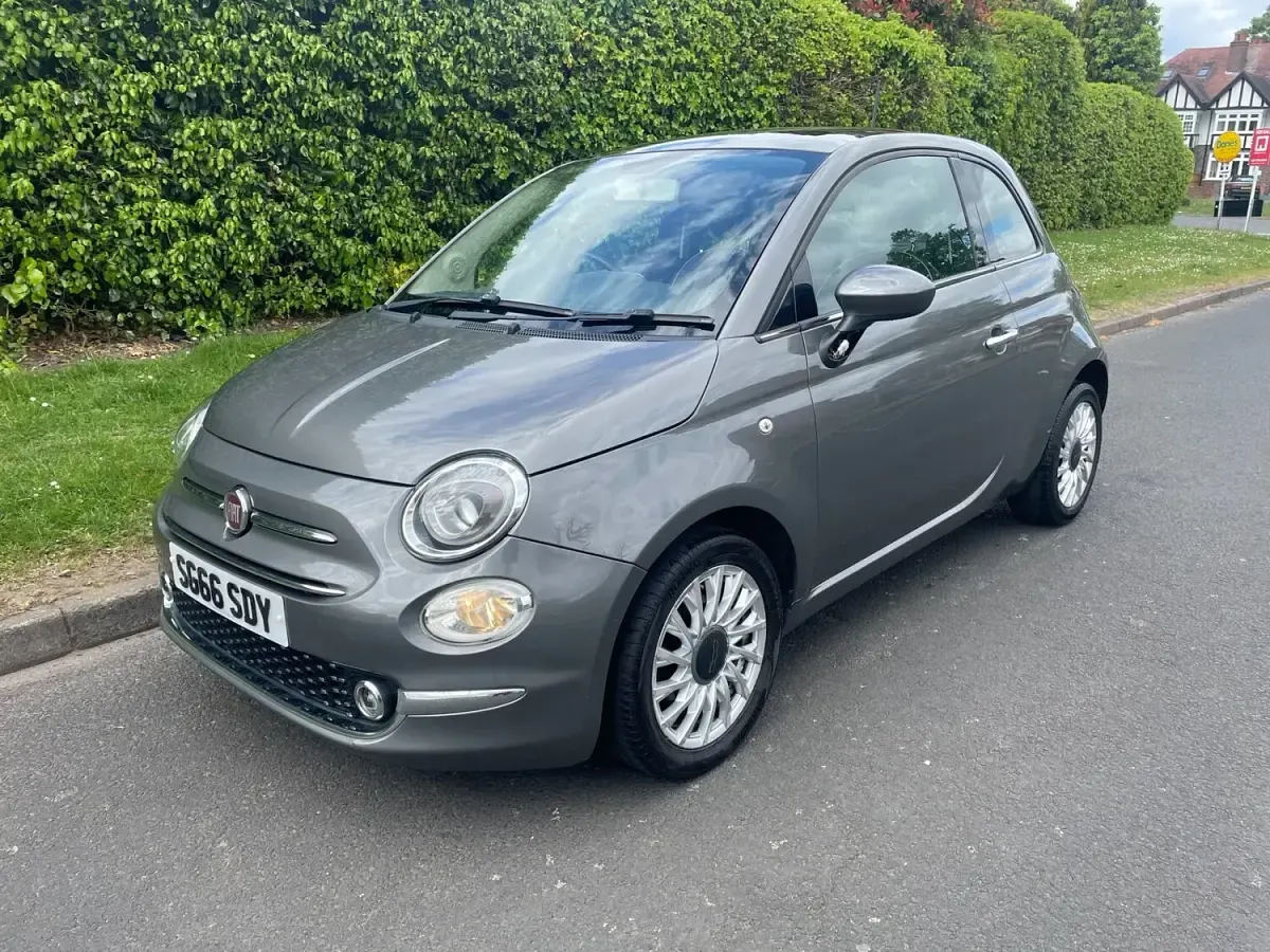 Used Fiat 500 Lounge 69 HP (50 kW) 2016 Grey Hatchback