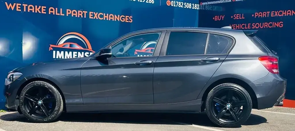 Used BMW 116 Sport Line 136 HP (100 kW) 2014 Grey Hatchback