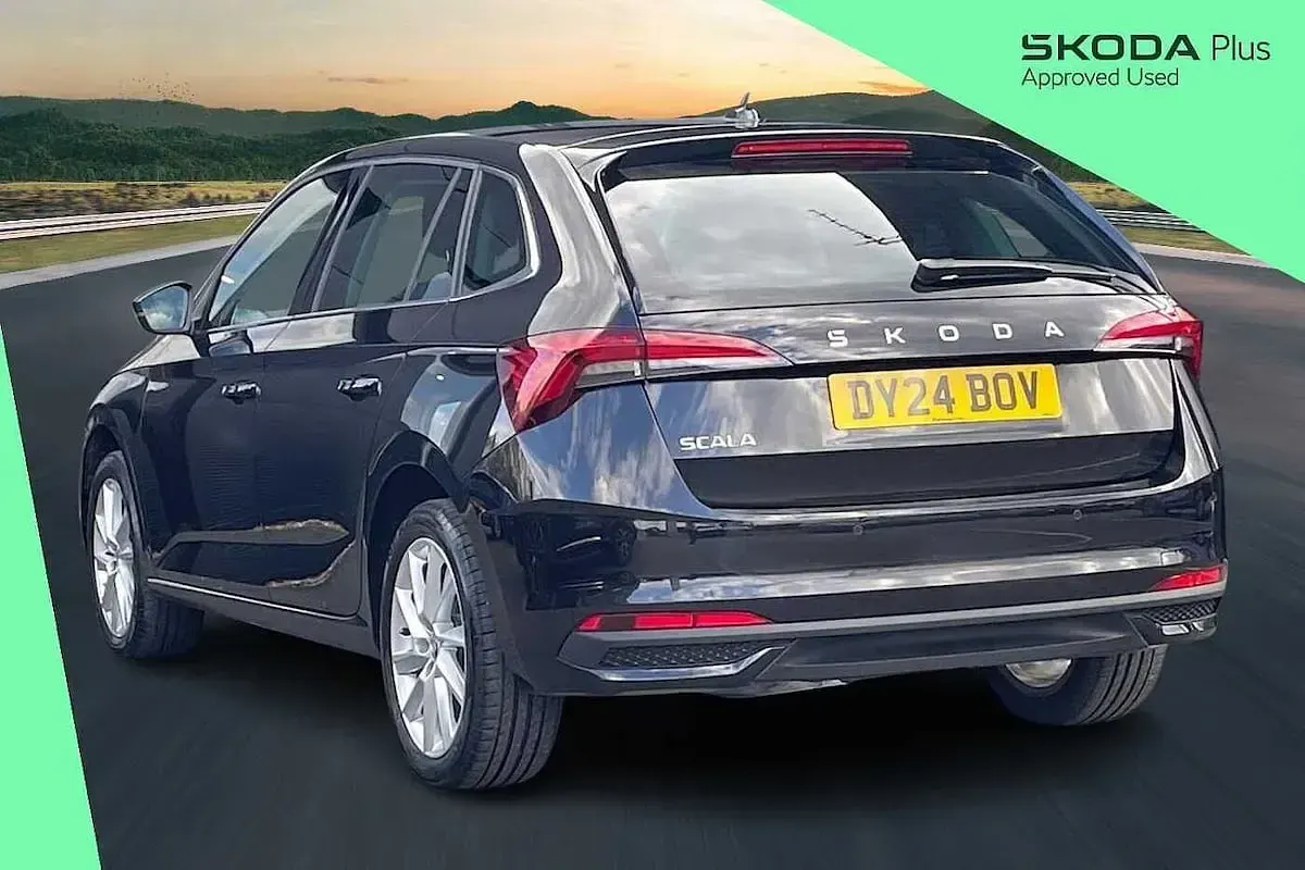 Used Skoda Scala SE L 115 HP (84 kW) 2024 Black magic pearl effect Hatchback