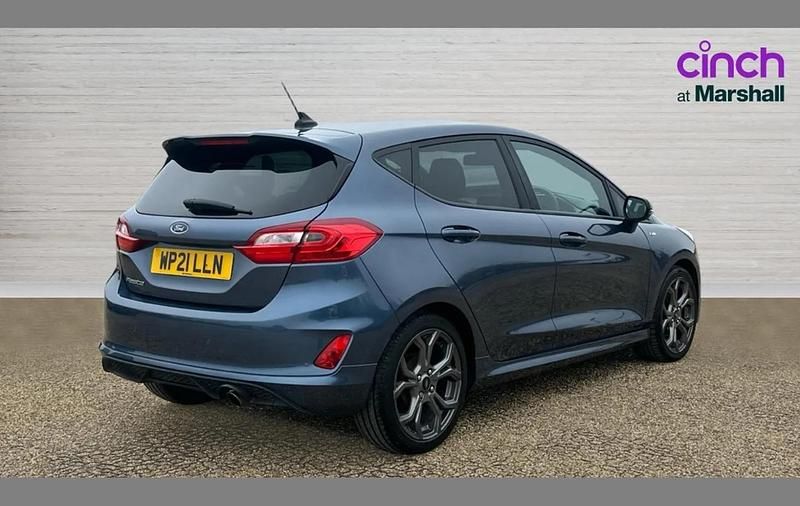 Used Ford Fiesta ST-Line 95 HP (69 kW) 2021 Blue Hatchback